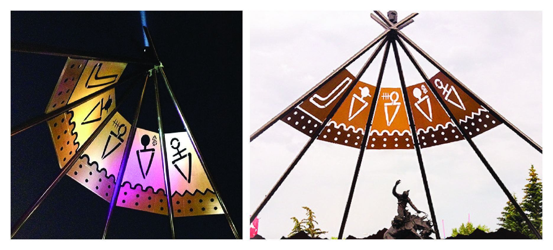 Calgary Stampede's North Entrance Tipi